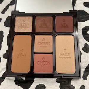 Charlotte Tilbury instant look in a palette gorgeous glowing beauty